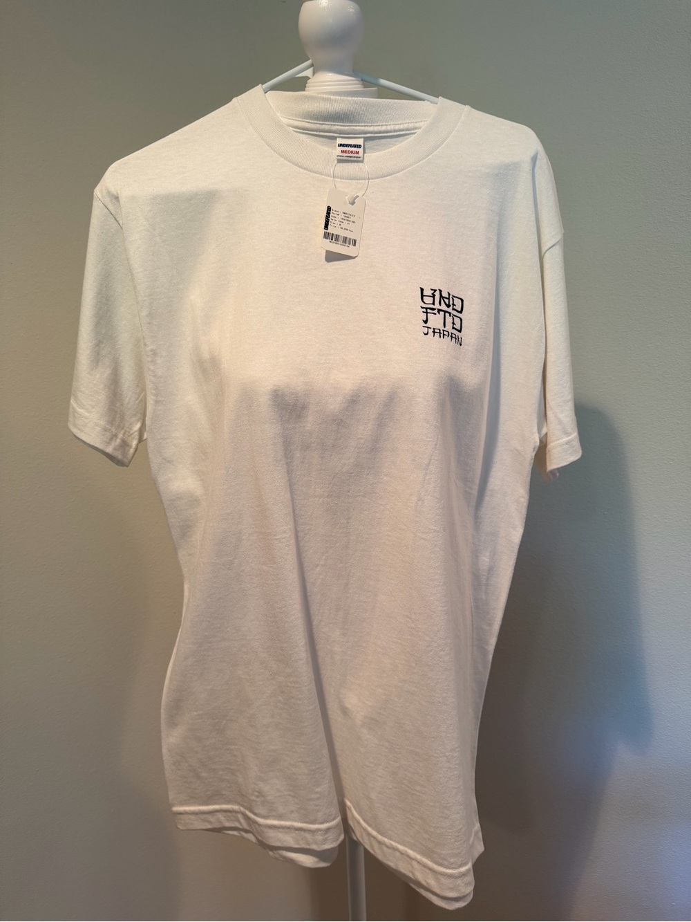 Undefeated White Short Sleeve Logo Tee